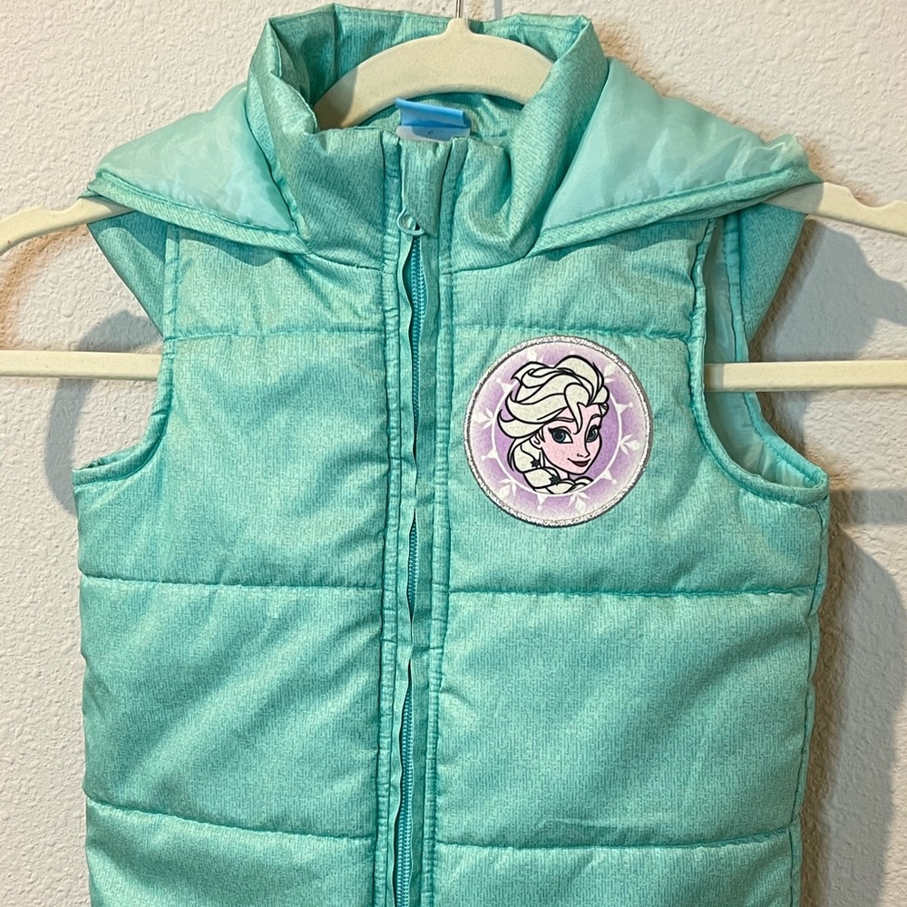 Disney Frozen Green Elsa Vest 2T - Picture 4 of 6